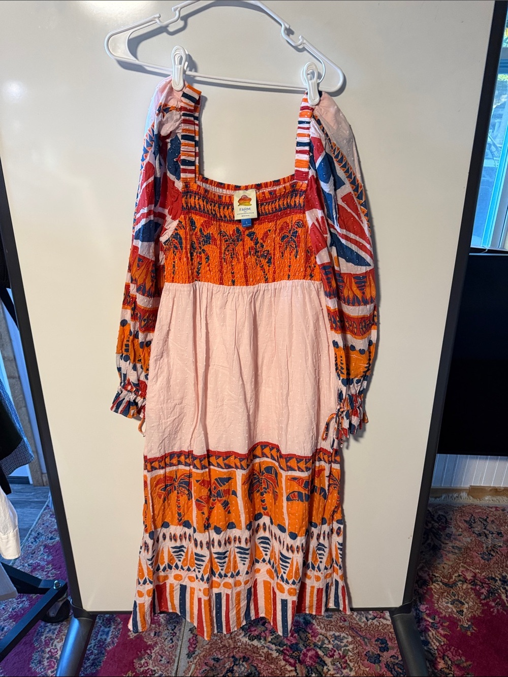 FARM Rio Anthropologie  Maxi Dress size small